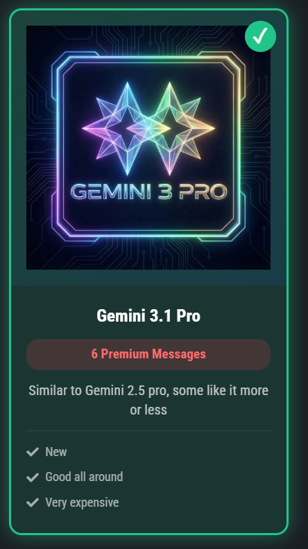 PlayAIRealm's tweet photo. Just put out a few small bug fixes and QOL updates.

1. Added "Reduce Campaign Summary" button back to the context size exceeded pop up.
2. Fixed bug that made it where name replacements + NPC card creation in the same message would cause a character to get 2 different names.
3. Tried to make it where less people get stuck on HP rolling screen during character creation.
4. Updated Gemini 3 Pro to Gemini 3.1 Pro.

Please let me know if there are any issues with the update and how the new Gemini model goes if you try it out! 🙂