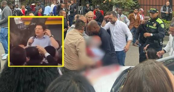 LaCataSilva's tweet image. Imagínate vivir en un país donde asesinen a un precandidato presidencial de oposición y meses después prendan a tiros la camioneta de un Congresista afín al gobierno en el que matan a 2 de sus escoltas en plena campaña electoral. Ahhh siiii ese país es Colombia. IMBÉCIL!