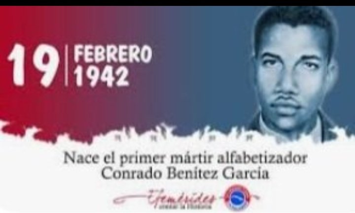 Solo 18 años vivió el joven maestro, asesinado por bandas contrarrevolucionarias financiadas por el imperio. Su "delito": enseñar a leer. Su crimen: alfabetizar.

¡Honor y gloria eterna!

#NoAlTerrorismo 🇨🇺✊
#SanctiSpíritusEnMarcha