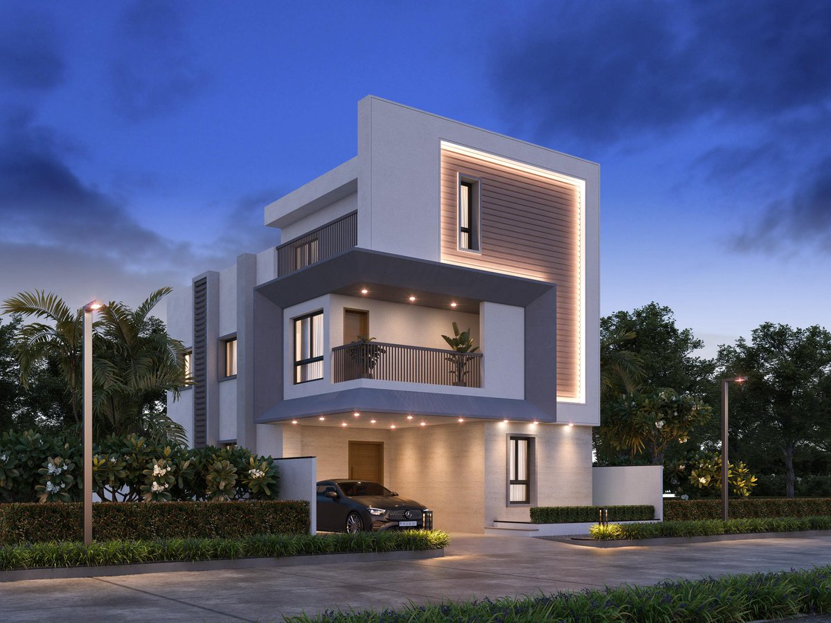 Propgo THE SPECTRUM by RAMKY – 4 BHK Premium Triplex Villas | Uppal Extension ...