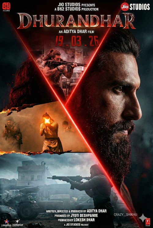 If your head is heavy after seeing that teaser just a reminder 

Dhurandhar coming in 27 days