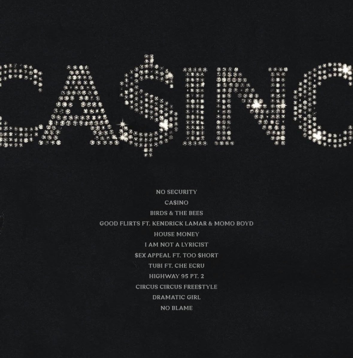 BABY KEEM

CA$INO
(ALBUM)

OUT NOW 🚨

👤 KENDRICK LAMAR 
👤 MOMO BOYD
👤 TOO $HORT
👤 CHE ECRU