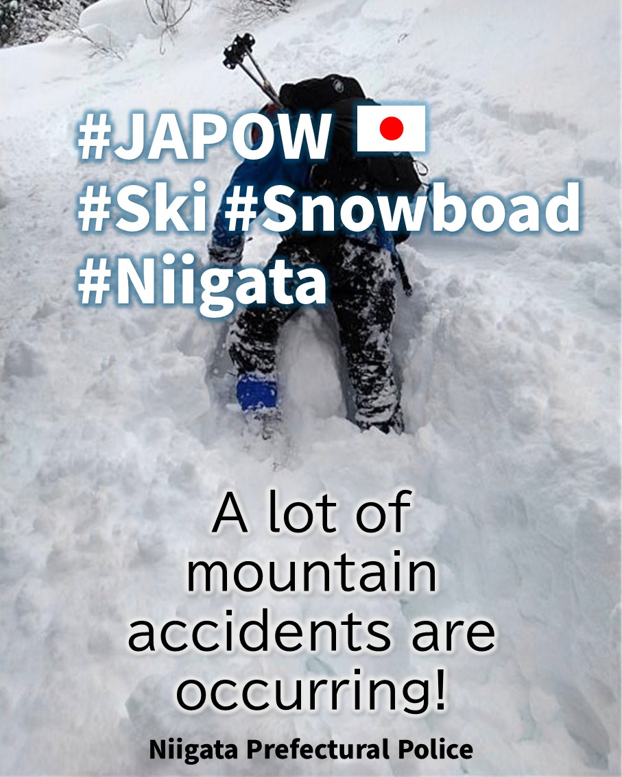 ni_police_koho's tweet photo. ⚠️これが遭難救助現場です️⚠️
先月、新潟県内のスキー場で発生した山岳遭難の捜索救助に向かう山岳遭難救助隊と日々の訓練の様子です
スキー場立入禁止区域は危険です
ウインタースポーツはスキー場のルールを守って、楽しみましょう
#japow #snowboading #skiing #backcountry #非圧雪 #Niigata https://t.co/BqMpHh4vki