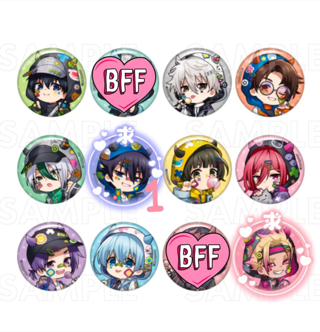 交換】ブルーロック ブルロ でびデコパーカー 缶バッジ ちびキャラver