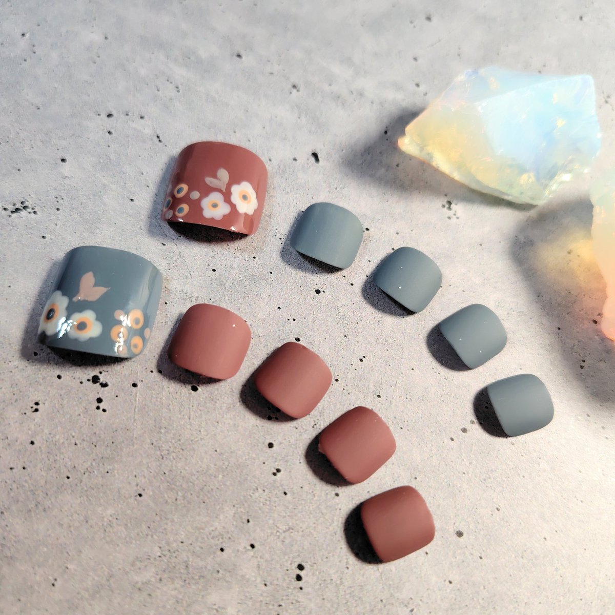 フット用チップの新作をアップしました！ ハンドとお揃いのテラコッタ