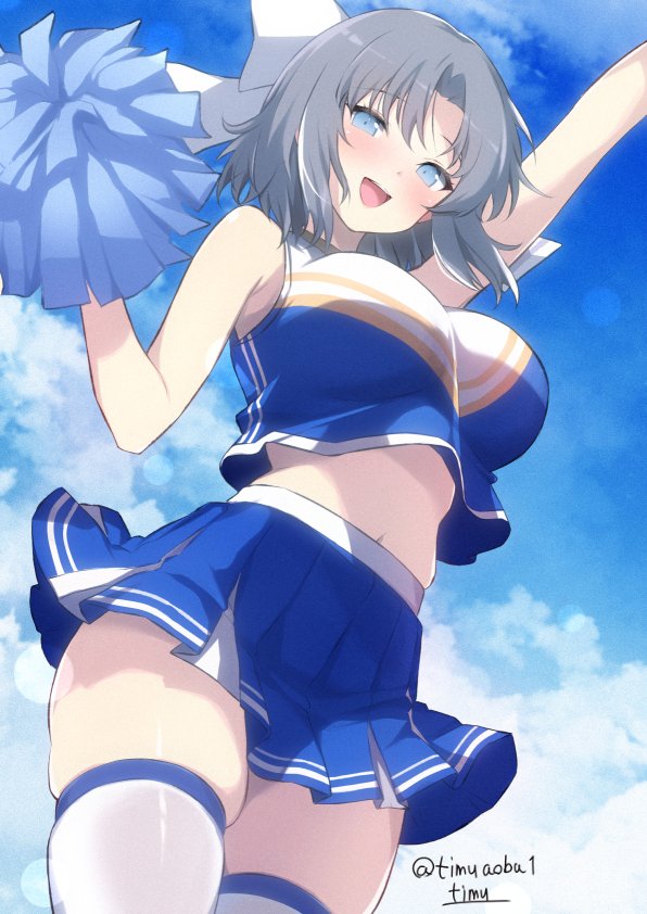 今日の落書き雪泉ちゃん　76日目
チアコス雪泉ちゃんです
 #閃乱カグラ  #雪泉