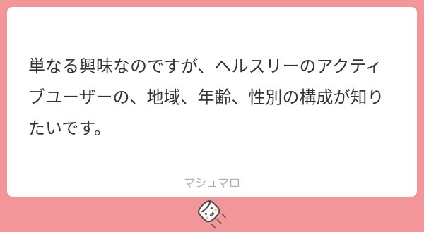 非公開なのですが、運動不足解消！みたいな文脈で効果を実感してくれている人は継続的にプレイしてくれる印象があります🙋
