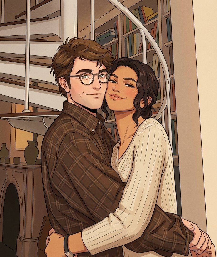 candykizzes24's tweet image. Charlie &amp;amp; Emma #cartoonstyle #anime #thedrama #Zendaya