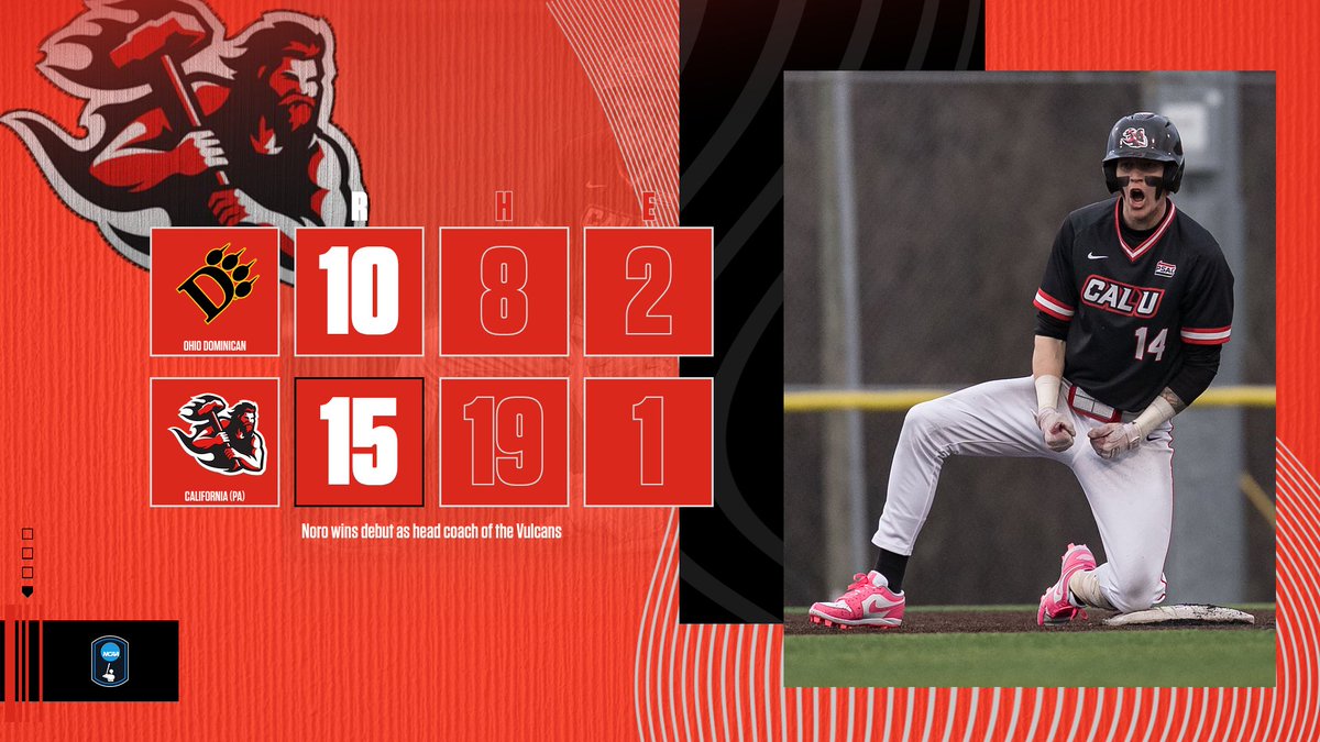 California (PA) Vulcan Athletics tweet media