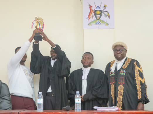 KanyeihambaCo's tweet image. Success comes from God! Congrats to our partners Mumbere Dan &amp;amp; Rubiito Abel for shining at the KIU Inter-Firm Moot Court competition last year, emerging 1st runners-up. Thanks to alumni Muhumuza Livingston &amp;amp; Agaba Nicholas for their mentorship &amp;amp; support. #TeamExcellence