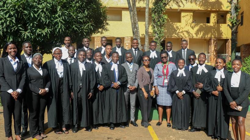 KanyeihambaCo's tweet image. Success comes from God! Congrats to our partners Mumbere Dan &amp;amp; Rubiito Abel for shining at the KIU Inter-Firm Moot Court competition last year, emerging 1st runners-up. Thanks to alumni Muhumuza Livingston &amp;amp; Agaba Nicholas for their mentorship &amp;amp; support. #TeamExcellence