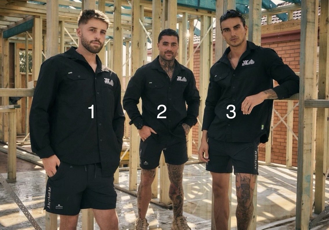 1, 2 or 3?
#Tradie #Aussie #Inked #RealMen #Boots

IG jdc_carpentry_construction