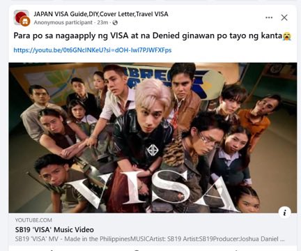 Mahaleema1's tweet photo. HAHAHAHAHAHAHHA KAKAIBA TALAGA MAG PROMOTE A’TIJ HAHAHA ALAM KUNG SINO TARGET MARKET

STREAM VISA MUSIC VIDEO
@SB19Official #SB19
#SB19VISA https://t.co/f5Q6mqBCje
