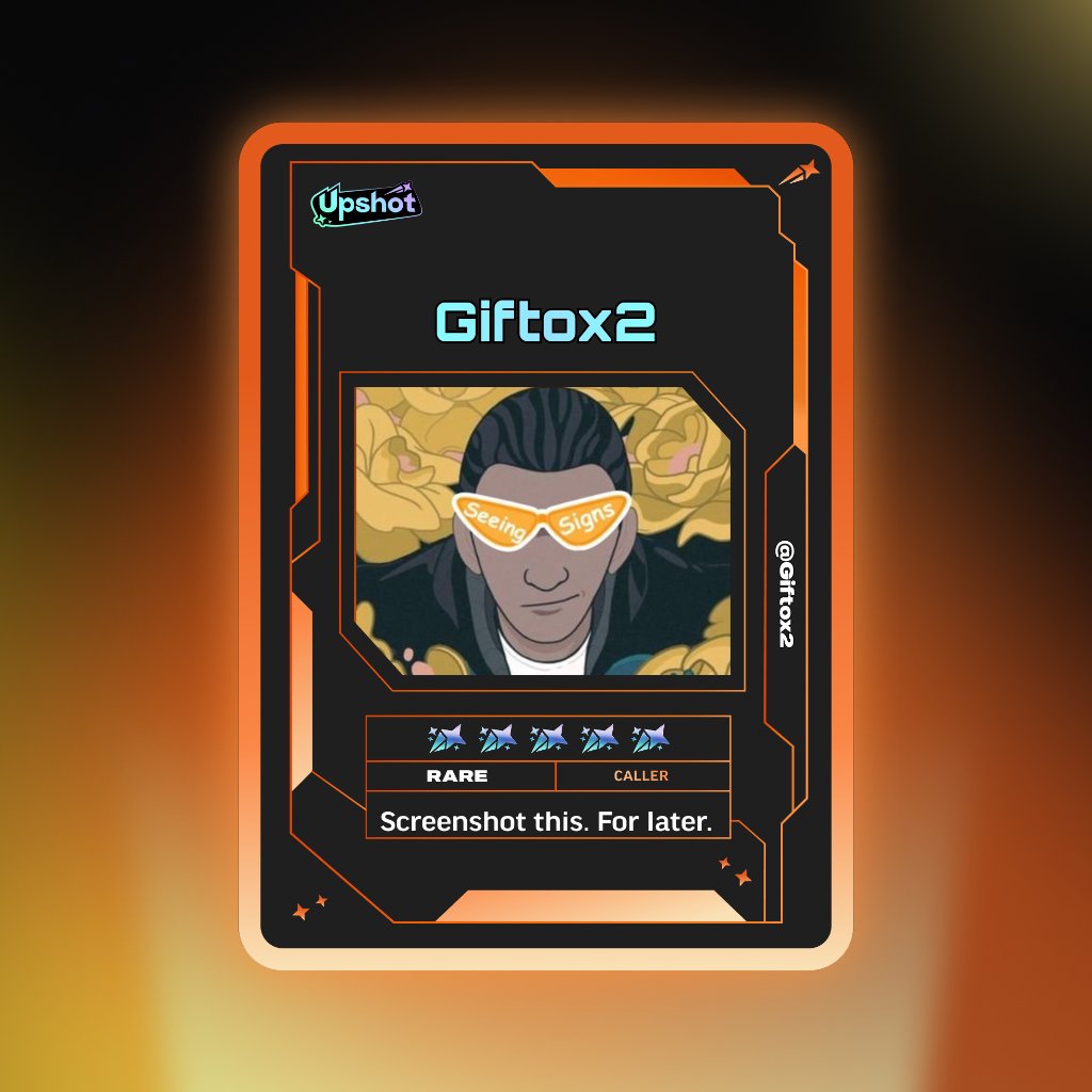 Just ripped my Predictor Card!

Ready to claim instant cash prizes, free packs and more.

Welcome to Prediction Play on <a href="/upshot_cards/">Upshot</a>

Your turn
beta.upshot.cards/?code=60d7509c