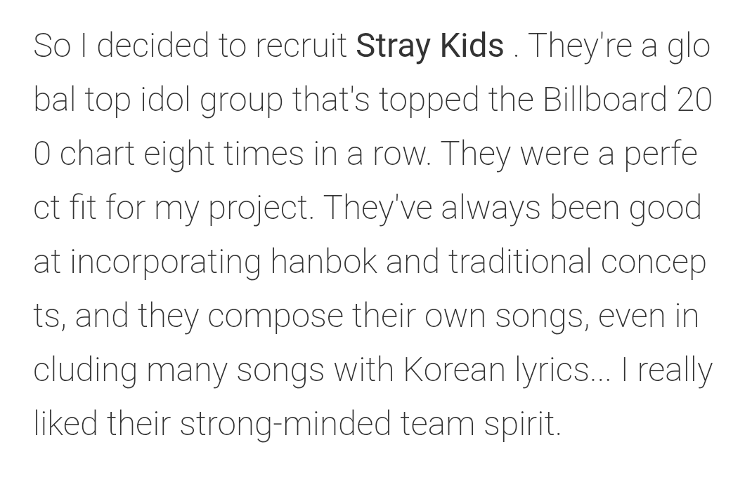 MlNHORIZON's tweet photo. <from soul beam pd-nim>

"i decided to recruit skz—a global top idol group that topped the Billboard 200 chart 8 times in a row. they were a perfect fit for the project."

skz reviewed the proposal &amp; were happy to take part and ready to have fun which gave the pd encouragement 🥹 https://t.co/ekyHrFLa7X