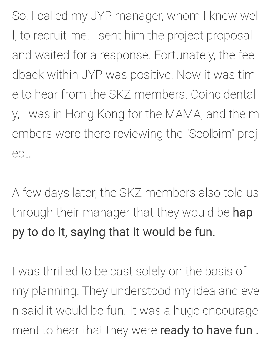 MlNHORIZON's tweet photo. <from soul beam pd-nim>

"i decided to recruit skz—a global top idol group that topped the Billboard 200 chart 8 times in a row. they were a perfect fit for the project."

skz reviewed the proposal &amp; were happy to take part and ready to have fun which gave the pd encouragement 🥹 https://t.co/ekyHrFLa7X