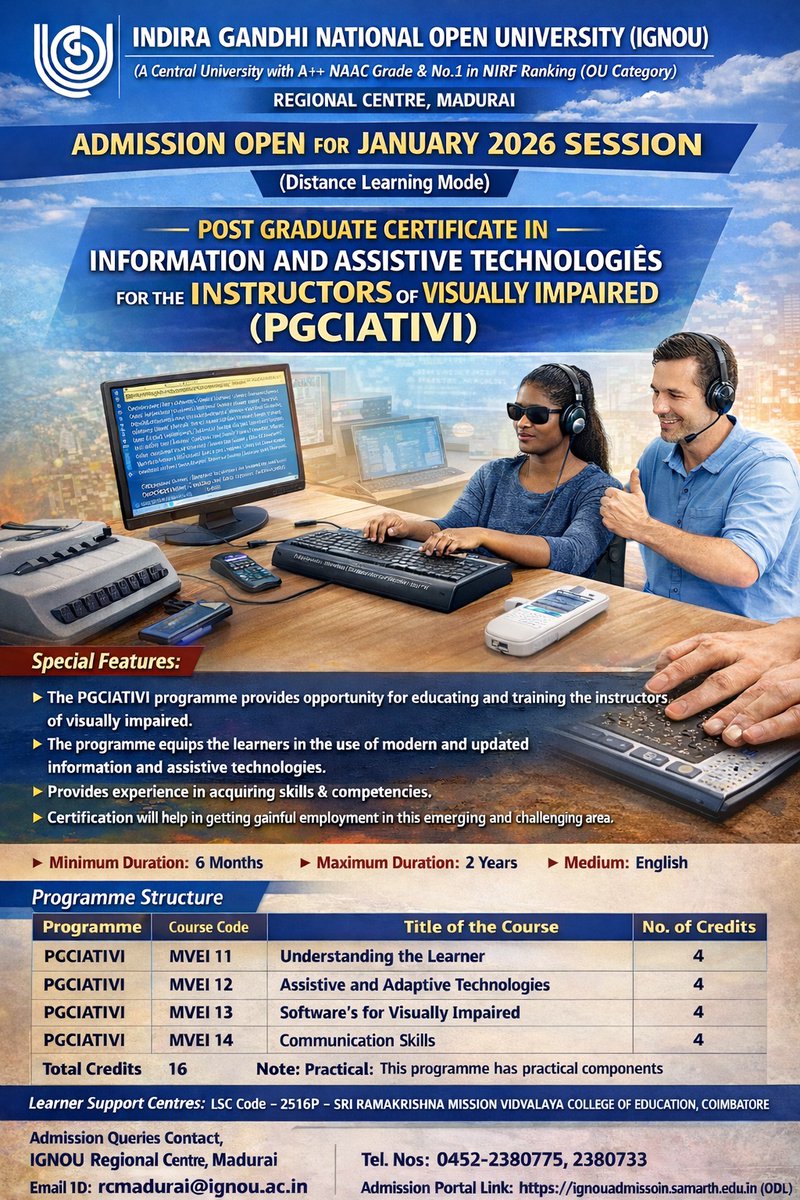 ignourcmadurai (@ignourcmadurai) on Twitter photo 