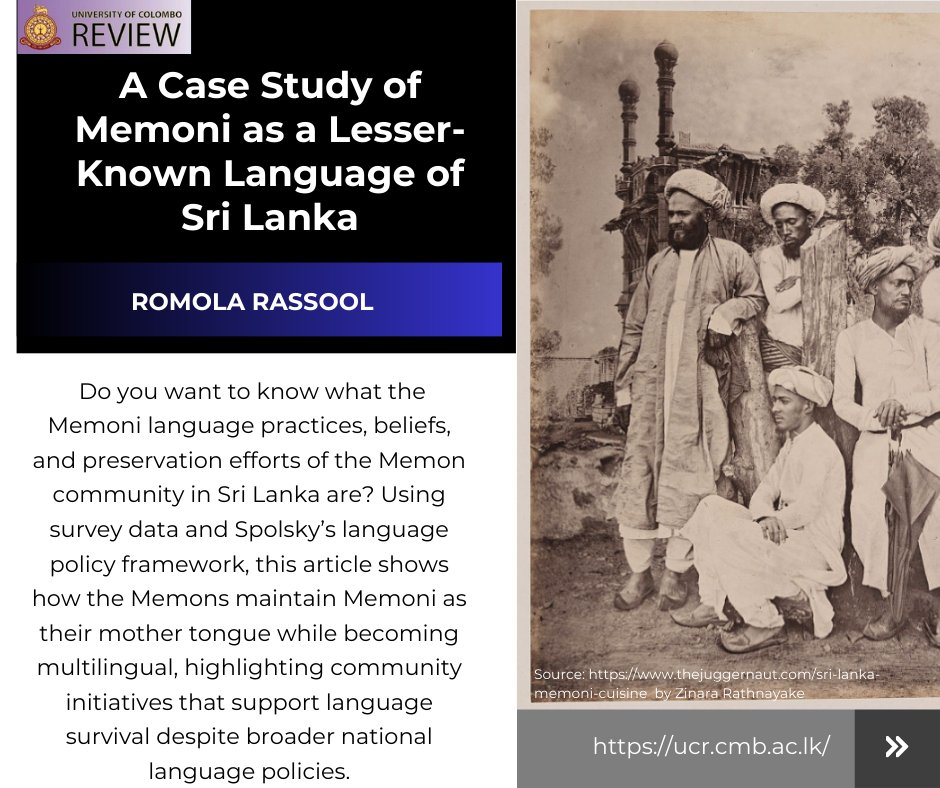 University of Colombo Review tweet media