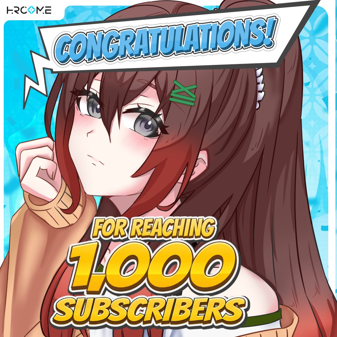 Selamat <a href="/hanaaranya_/">Hana Aranya 【HRCOME】🌼</a>  atas 1,000 subscribers di YouTube✨

Semoga makin lucu dan rajin berkarya💕

#vtuber #vtuberindonesia #Congratulations  #hanaaranya #Vtubers