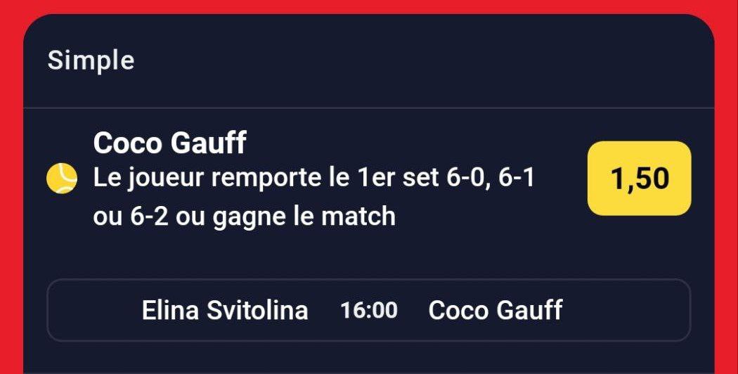 Allgoatt's tweet photo. 💻 Nos Prédictions #IA de L'Algoat Spécial #Tennis

🍀 Safe : 1.50 / 💥Fun : 8.82

#TeamParieur on Vous Offre 10€ si le Fun Passe !! 

🎁 Pour Participer : 
Like ♥️
Rt ♻️
Rejoins notre Canal en Bio 🔐 #BetclicELITE https://t.co/3FsAwbnOyu