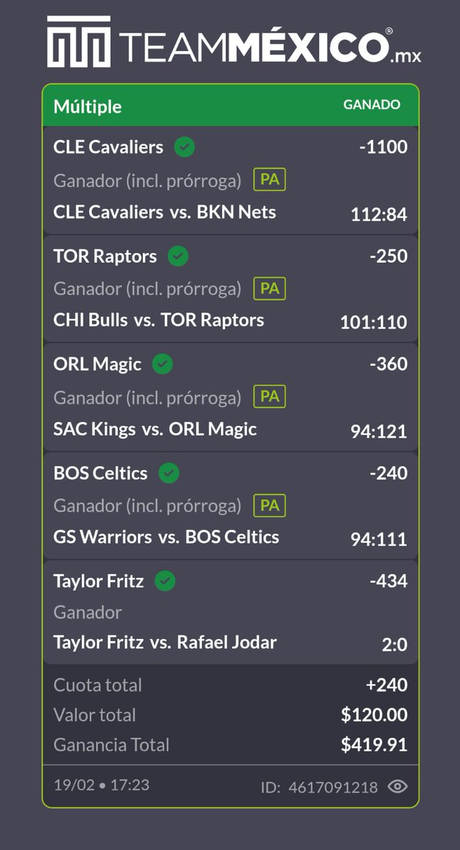 Mis jugadas en telegram 👀
2 de 2