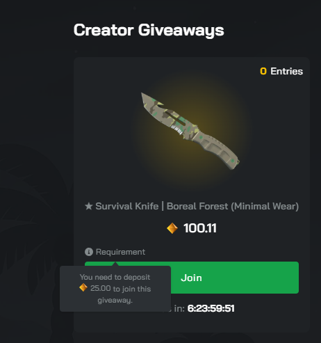 New clash.gg raffle up

use code " MIMEGAMBA ".

clash.gg/affiliate/crea…