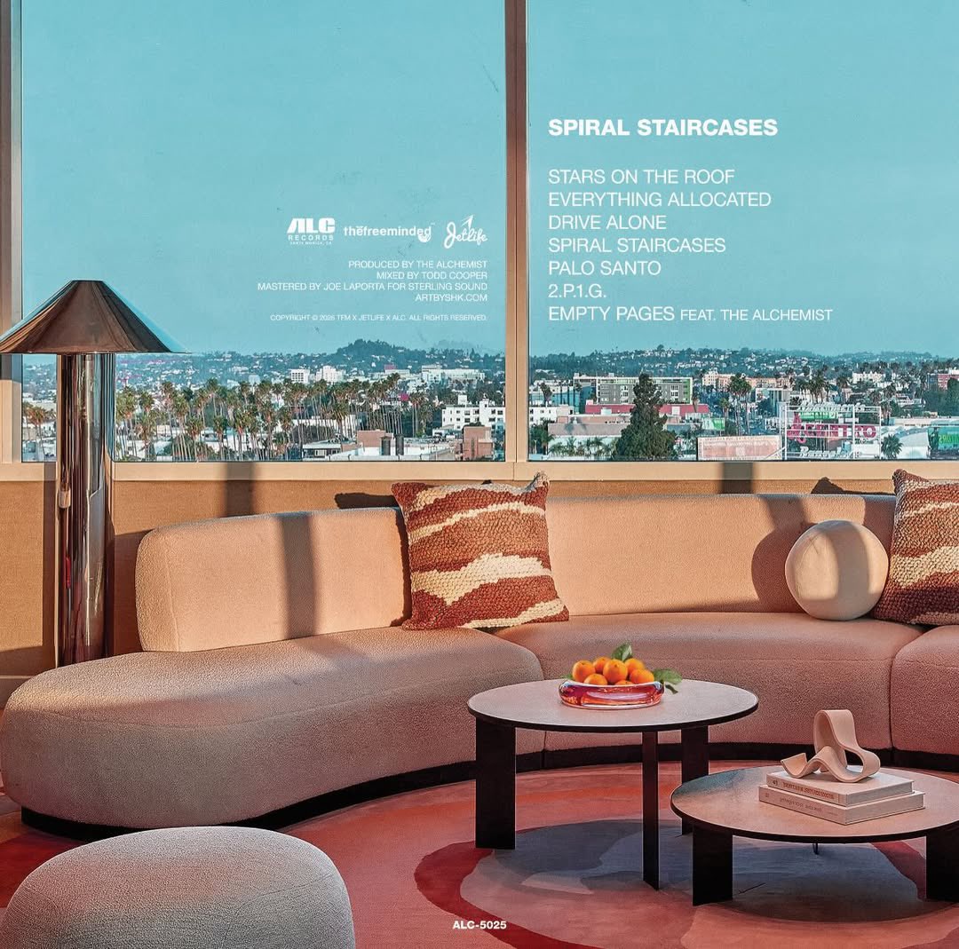 ComplexMusic's tweet image. LARRY JUNE
CURREN$Y
THE ALCHEMIST

SPIRAL STAIRCASES (ALBUM)
MIDNIGHT