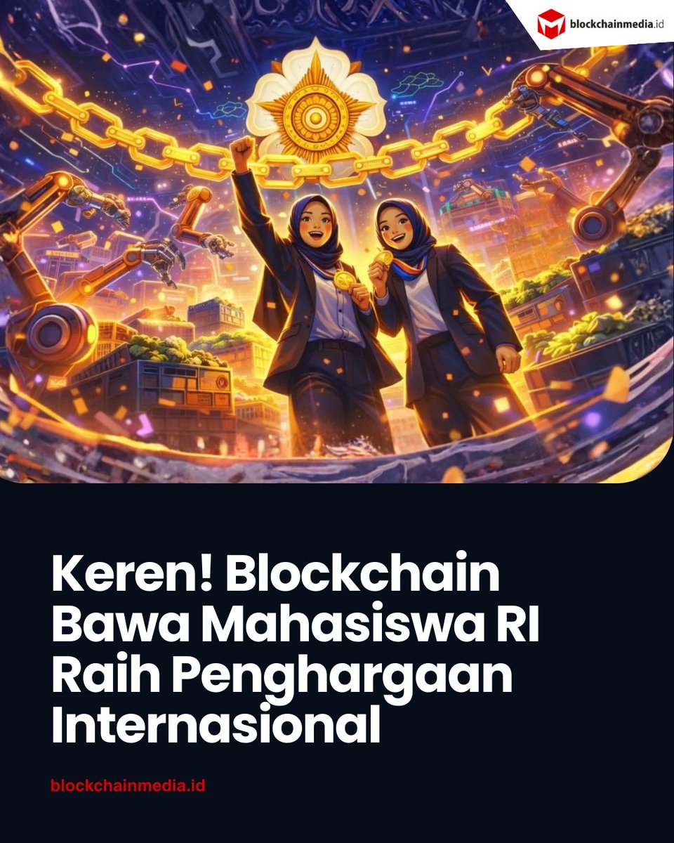 Vingika's tweet image. Mahasiswa Indonesia sukses meraih penghargaan di ajang internasional berkat sistem keamanan pangan yang menggabungkan blockchain dan AI.

BACA SELENGKAPNYA: blockchainmedia.id/keren-blockcha…

#Blockchain #Foodscan #MahasiswaIndonesia #UGM #crypto #cryptonews #asetkripto #beritakripto