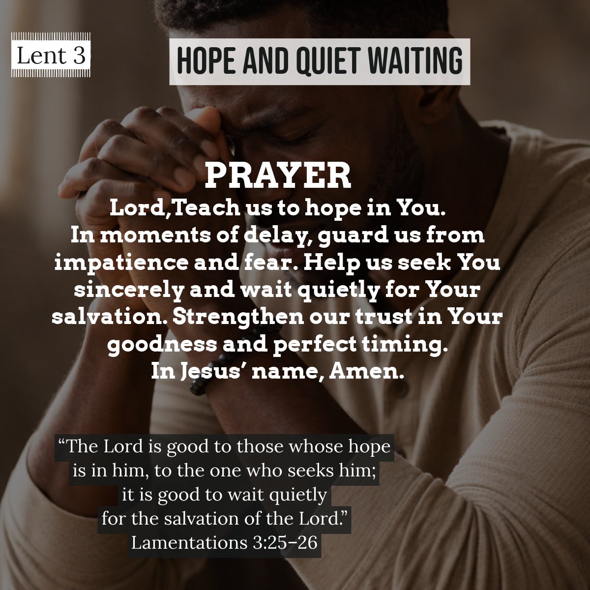 Waiting is not weakness.
It is trust.
Lent teaches us to hope, seek, and stay steady in God’s timing.
Quiet faith builds strong hearts.
#Lent2026 #Day3 #WaitOnTheLord #ChristianTok #HopeInGod #FaithJourney