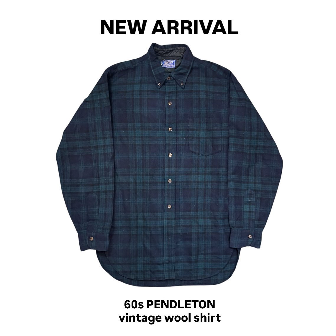 👨🏻‍🚀 ⭐︎new arrival⭐︎ ⚫︎60s PENDLETON vintage wool shirt