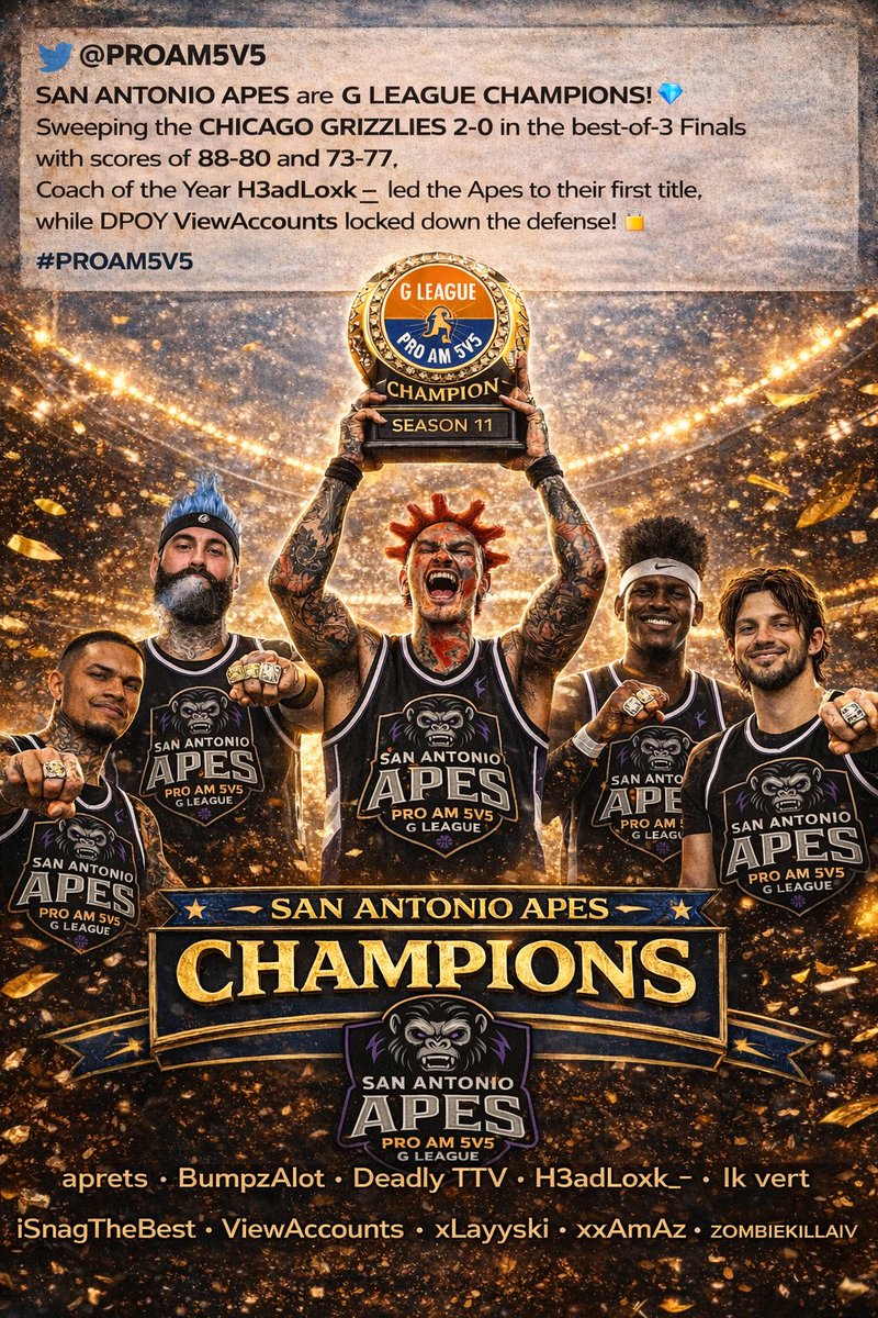 PRO AM 5V5 tweet media