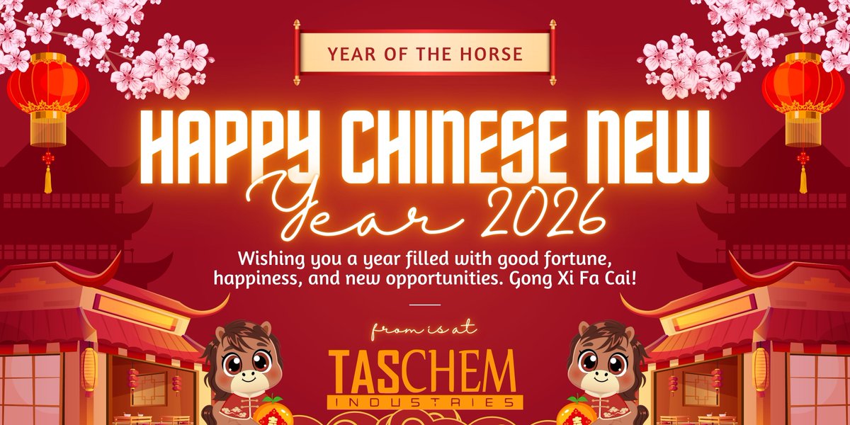 Taschemind's tweet photo. May the coming year bring endless opportunities and continued success to your business. from us @TASchem Industries 🏮🧧🍊💰🐎 https://t.co/Ukmk27SFlA