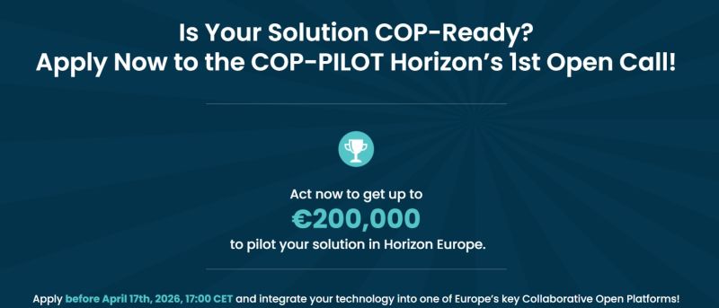 📢 COP-PILOT 1. Açık Çağrısı Başvuruya Açıldı!
COP-PILOT Horizon; edge computing, 5G ve yapay zeka destekli çözümlerle enerji, akıllı şehirler, tarım ve imalat gibi sektörlerde gerçek dünya uygulamalarını test etmeyi amaçlamaktadır.
ufukavrupa.org.tr/tr/haberler/co…