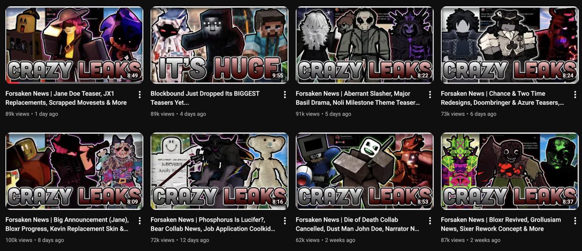 Forsaken_News's tweet image. A little message to those Forsaken News farm or AI slop channels, as I'm sure they're reading this, get out of here.

I personally like to support actual Forsaken News content creators, like TMGBoom or Gt Ghost, even if they don't post every day, they get their news right.