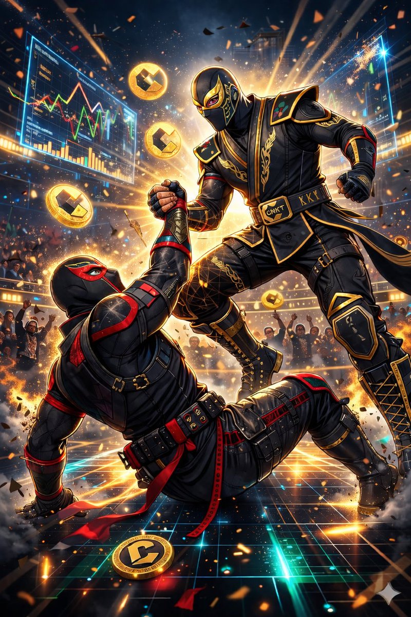 javlr0304's tweet photo. In $CNKT we Know both, wrestling ring and market are wild but we are wilder.

If price falls, we'll raise it, 

If you fall, we won't leave you behind, 

Come and fight with us👊🏼

#SomosCNKT #CryptoCommunity #LuchaLibre #TodosSomosEvox https://t.co/M5av4vOJpP