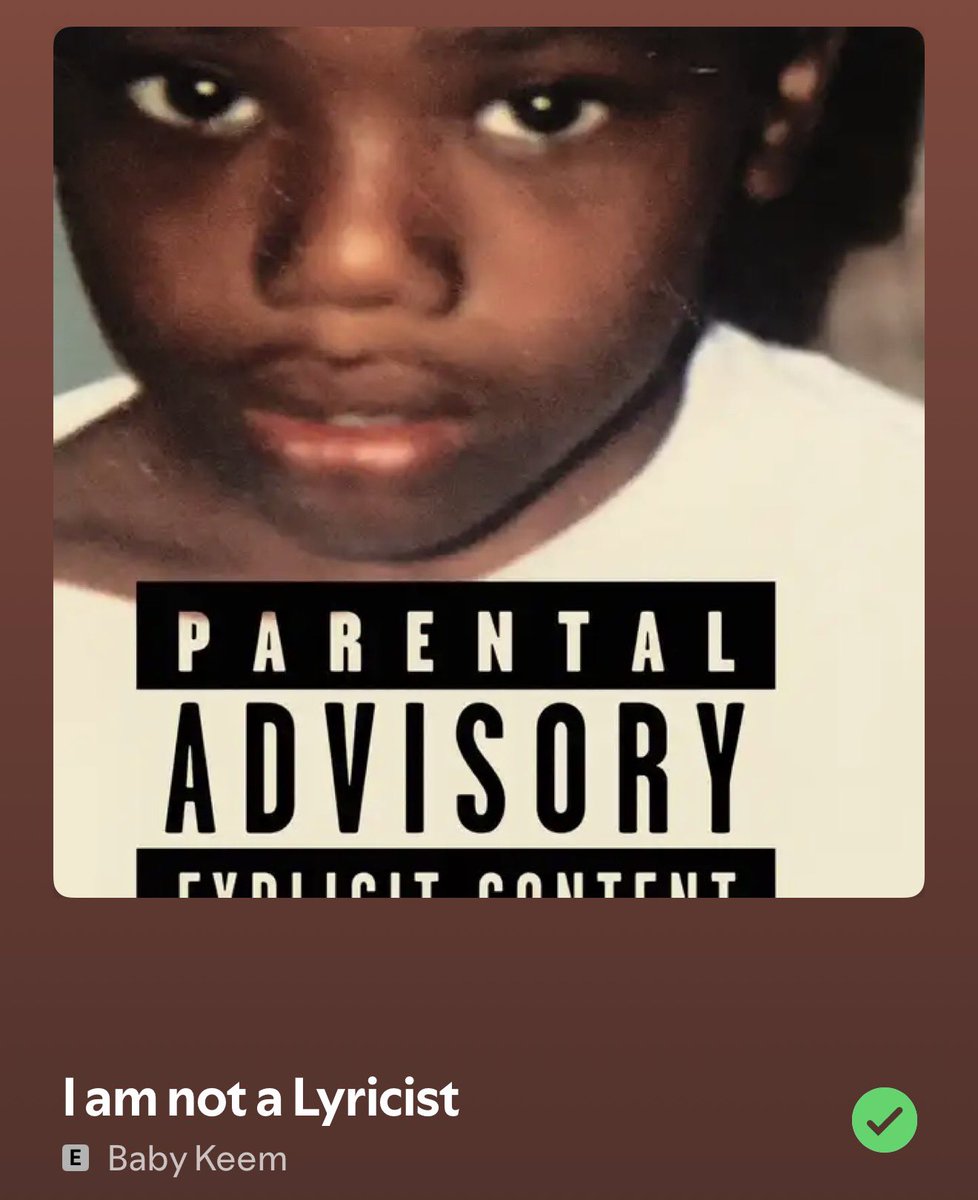Bro this is easily one of Baby Keem’s best songs ever… bro he channeled his inner Andre 3000 in those final 30 seconds