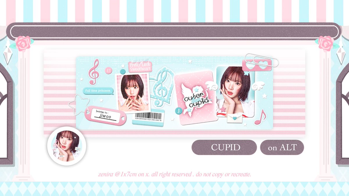 1x7cm's tweet image. help repost? thank you! ☁️ ♡ ︎

teman-teman, kenalan yuk sama anak baruku yang bernama &amp;lt; cupid &amp;gt;💘 
tolong cintai dia dan jika ada yang tidak aman, tolong dm aku baik-baik ya!👼🏻

aku juga open titip &amp;lt; optip &amp;gt; katalog ini dan layout model ufs with special price! 💗 #zonauang