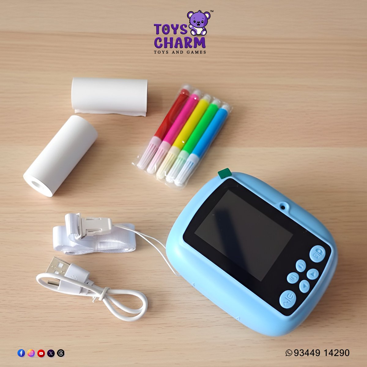 ToysCharm's tweet image. 📸✨ Best Digital Camera with Instant Print Toy! 🖨️🎁 Capture &amp;amp; Print Photos Instantly! 📼🖼️ Zero Ink Fun for Kids! 🔥 Perfect Birthday Gift! 🎀🤳

Check Our Website🎉

toyscharm.com

#InstantPrintCamera #KidsDigitalCamera #ToyCamera #PrintCamera #InstantCameraToy