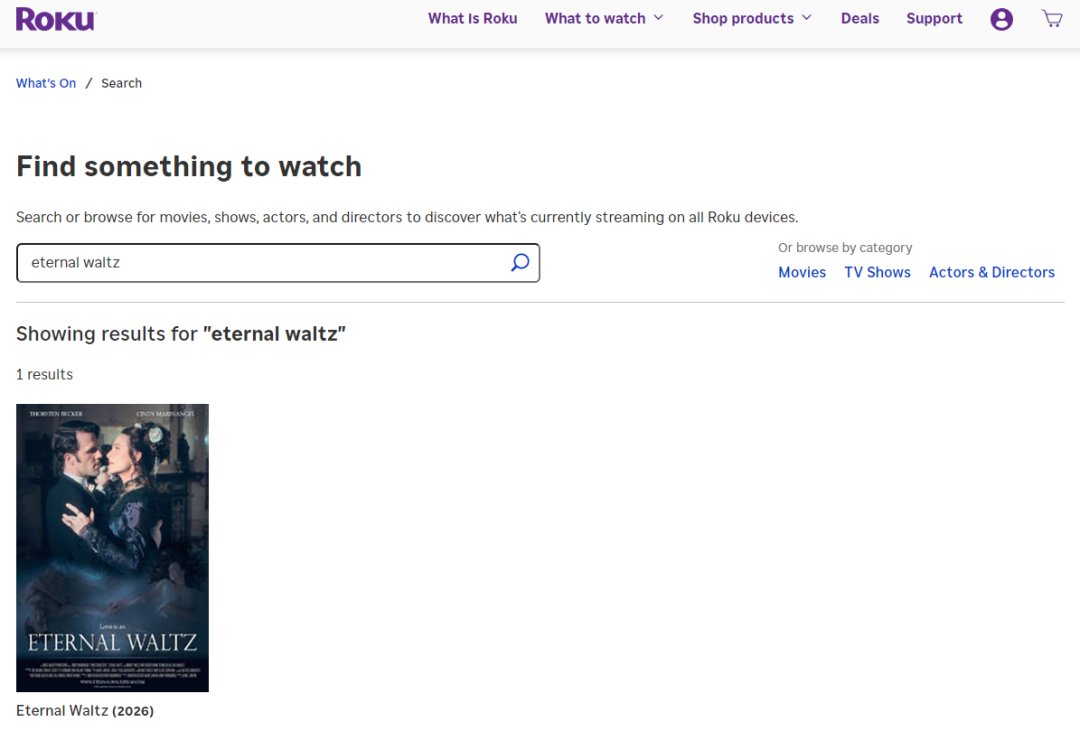 MHoward619's tweet photo. Congratulations to @laurie_maefly whose film Eternal Waltz is now on the San Diego Indie Film Network and appears on Roku's search results.

For San Diegans. By San Diegans. For Us All.

#TV #Television #Streaming #StreamingChannel #Roku #FireTV https://t.co/6GOe4ylfKS
