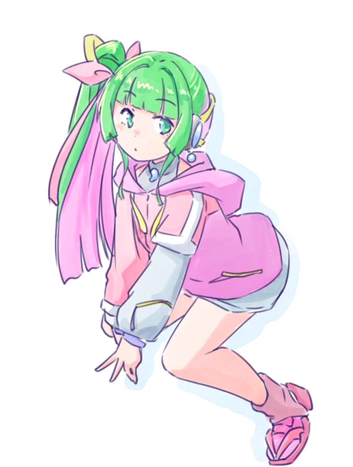塗りました(15分) 塗りレイヤー実は一枚…… #セオリ絵巻