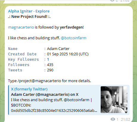 Alpha Igniter tweet media