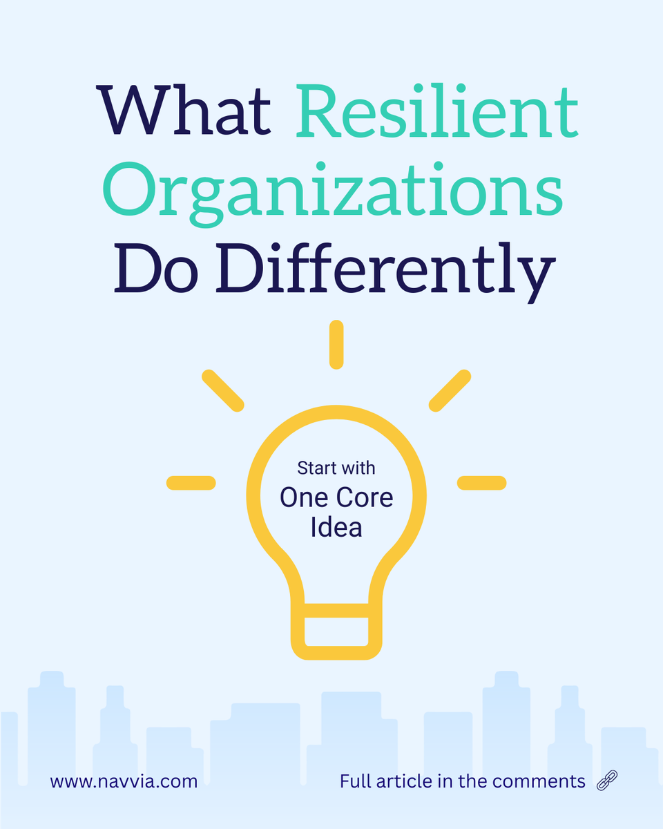 GoNavvia's tweet photo. Resilient organizations start with one core idea:
Resilience must be operational.

Here’s what they do differently 👇
https://t.co/JhiO8KjNuN https://t.co/pL0ATDflCE