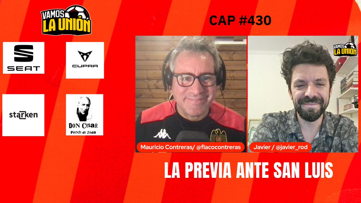 Previa ante San Luis, en el episodio 430 del Vamos La Unión, con <a href="/Javier_Rod/">Javier Rodriguez</a> y los seguidores del programa en el chat! youtube.com/watch?v=8uw3gX…