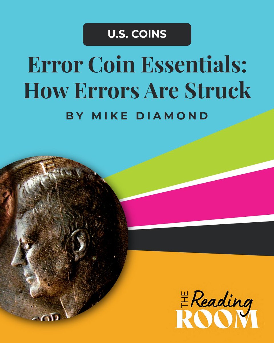 ANACoins's tweet image. In this installment of Error Coin Essentials, error expert Mike Diamond breaks down how the hammer die, anvil die, and collar create dramatic minting errors.

Dive into the full article to sharpen your eye for errors. 👀 🪙
bit.ly/4s0X4DQ

#ErrorCoins #CoinCollecting