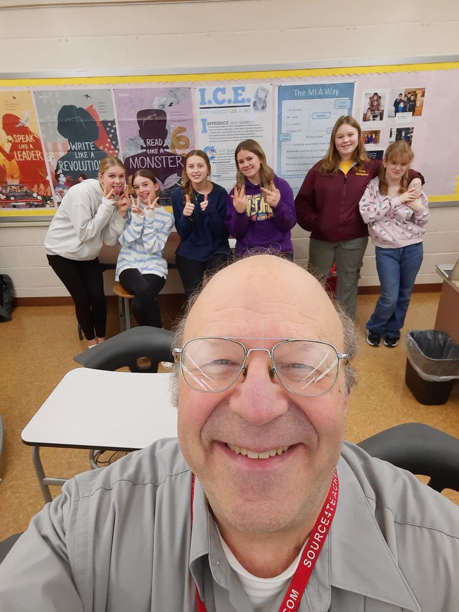 Middle school STEM today followed by 8th grade English.