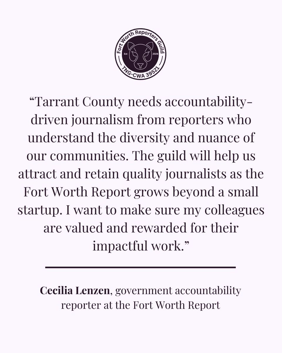 Fort Worth Reporters Guild tweet media