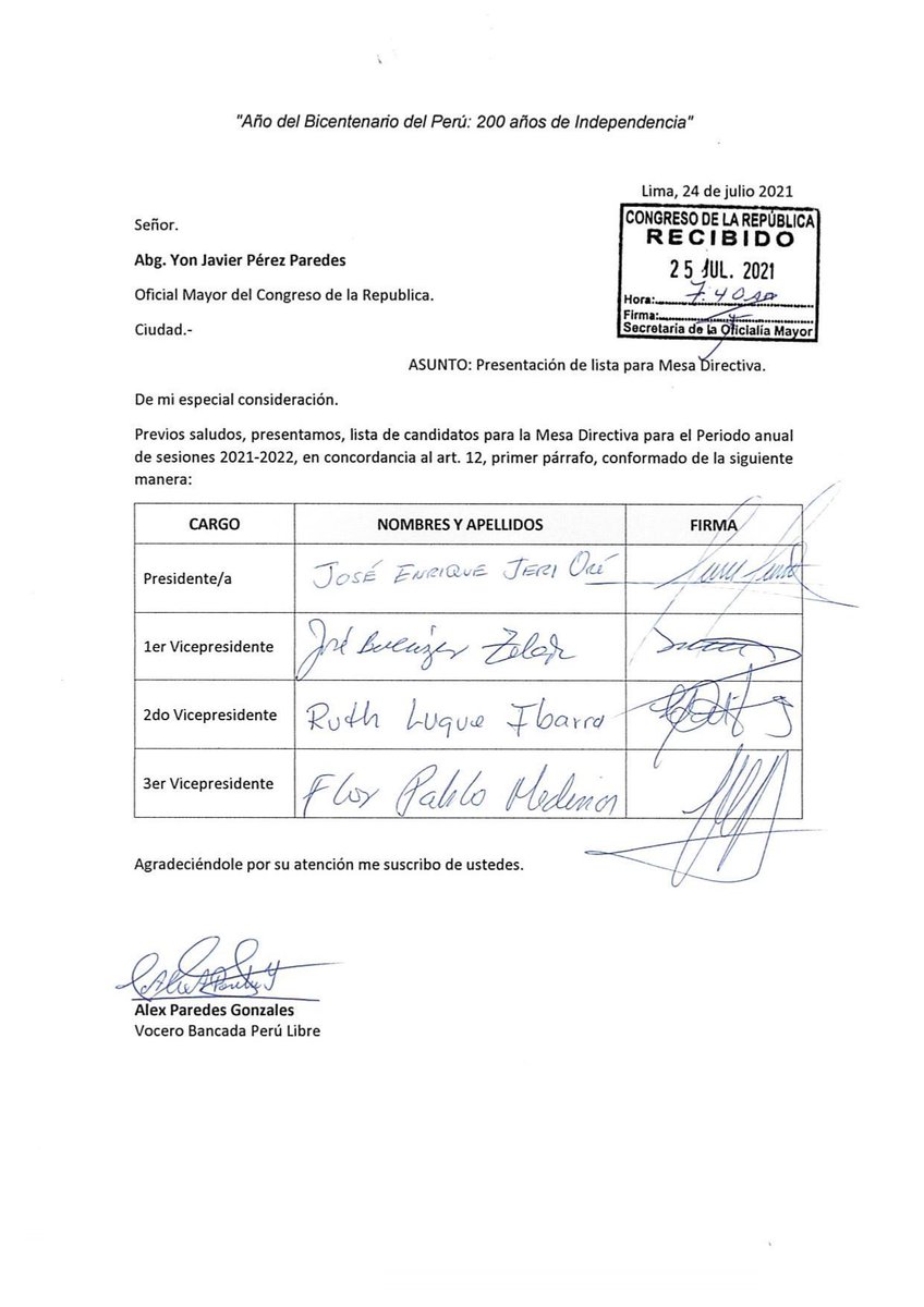 AccidentalFuji's tweet photo. 🟣 La congresista Flor Pablo finge indignación por la elección de Jerí y Balcázar como presidentes y culpa a los demás congresistas, pese a que ella integró la misma lista junto a ambos en 2021. https://t.co/zI7KqYJquc