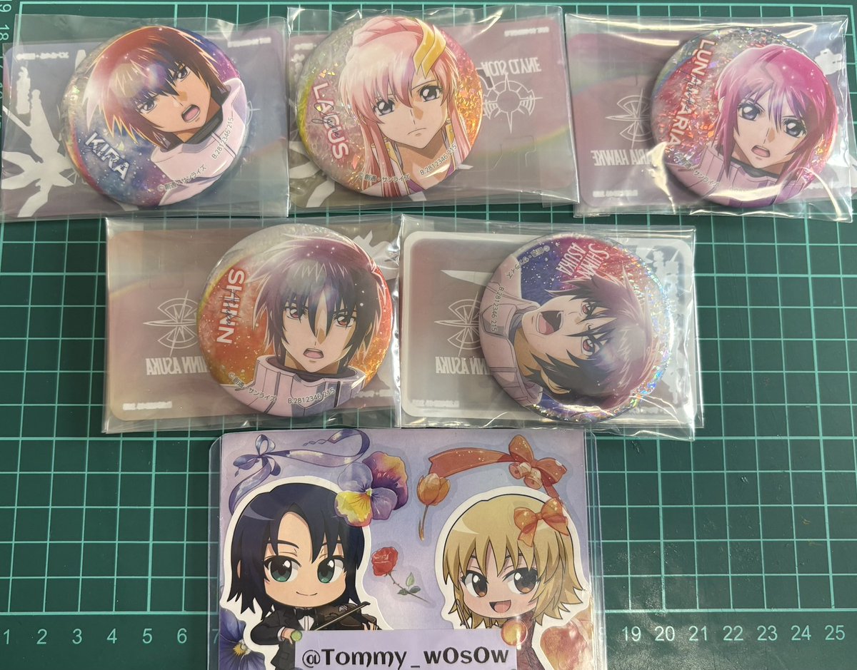 交換/譲渡】ガンダムSEED BATTLE DESTINY 彩光キラキラカンバッジ