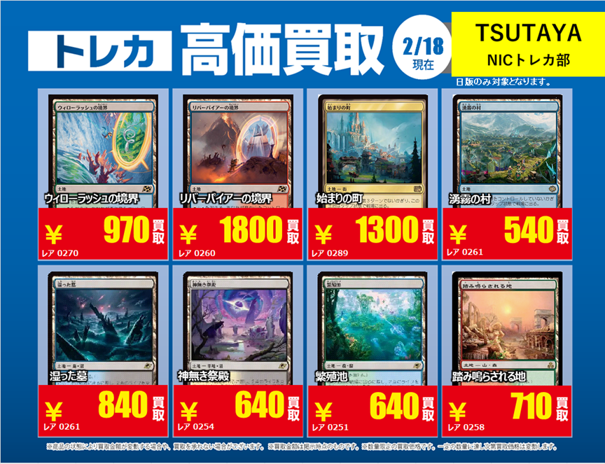 X限定強化買取】 🔥MTG 土地/特殊土地🔥 該当カードを事前に仕分けの上