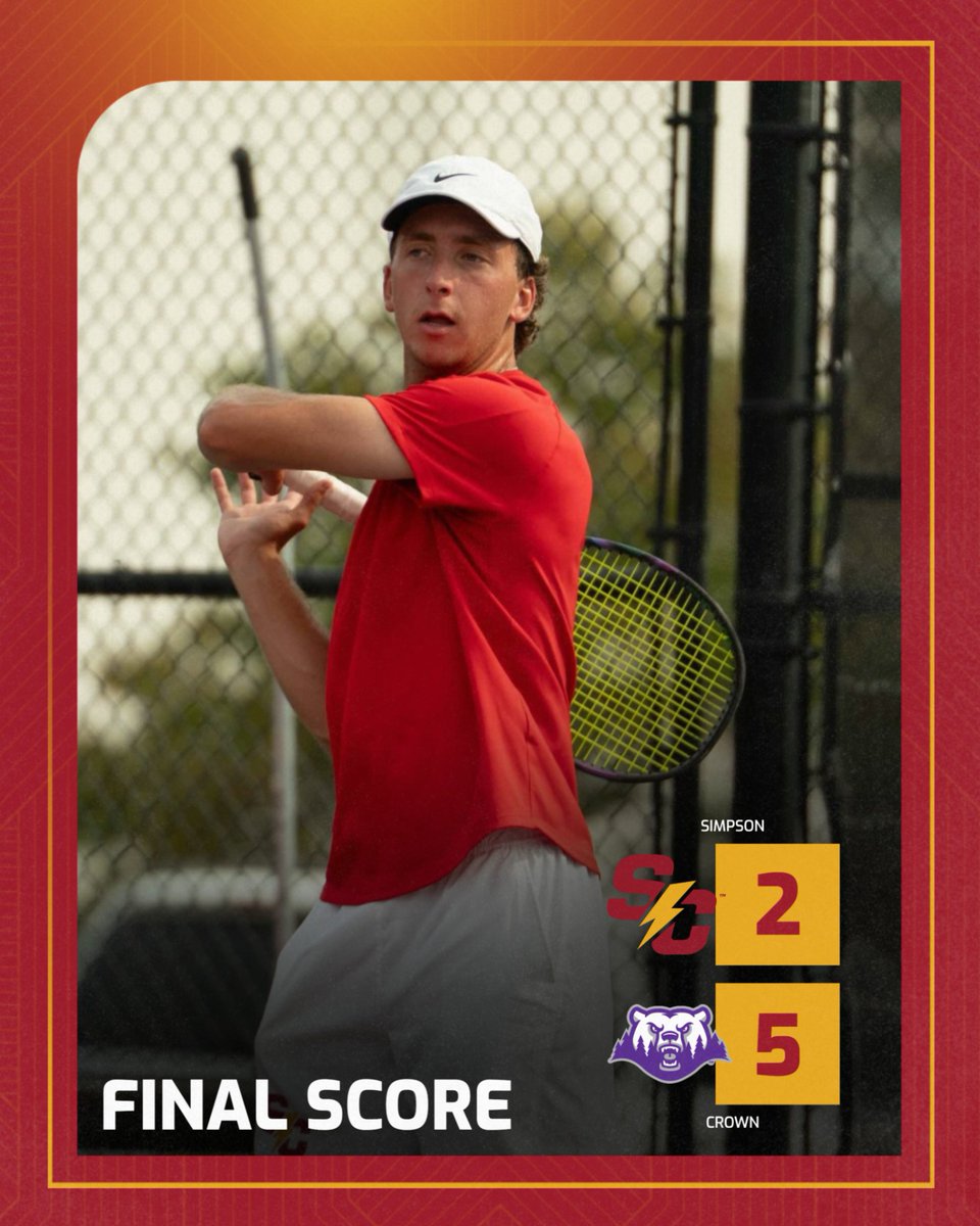 Final in Minnesota

Grant Love and Seth Orta picked up singles match wins while Darek Kayser and Henry Godar combined for a doubles win

📰 linktr.ee/simpsontennis

#rollriversMTN